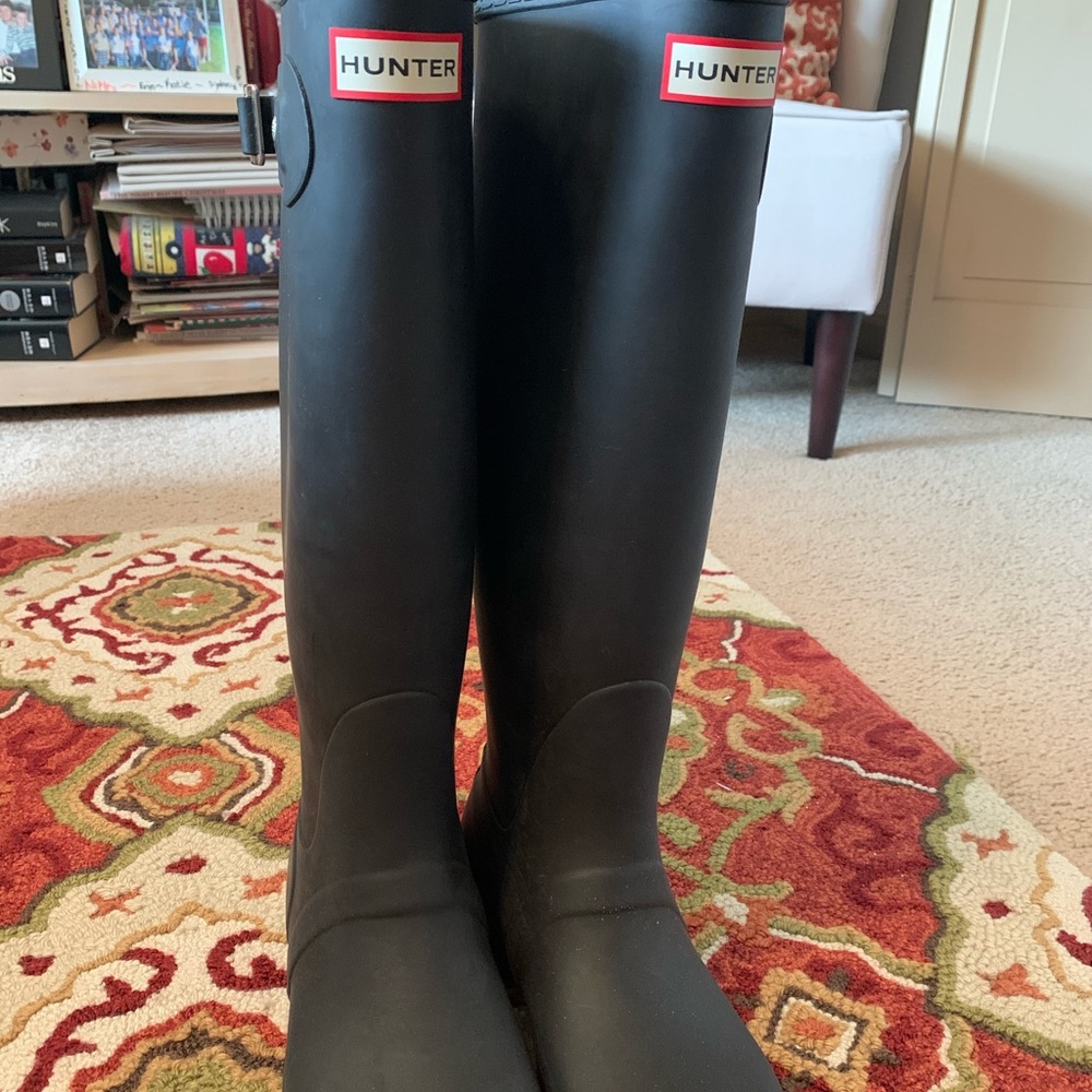 Hunter Boots MAT BLACK